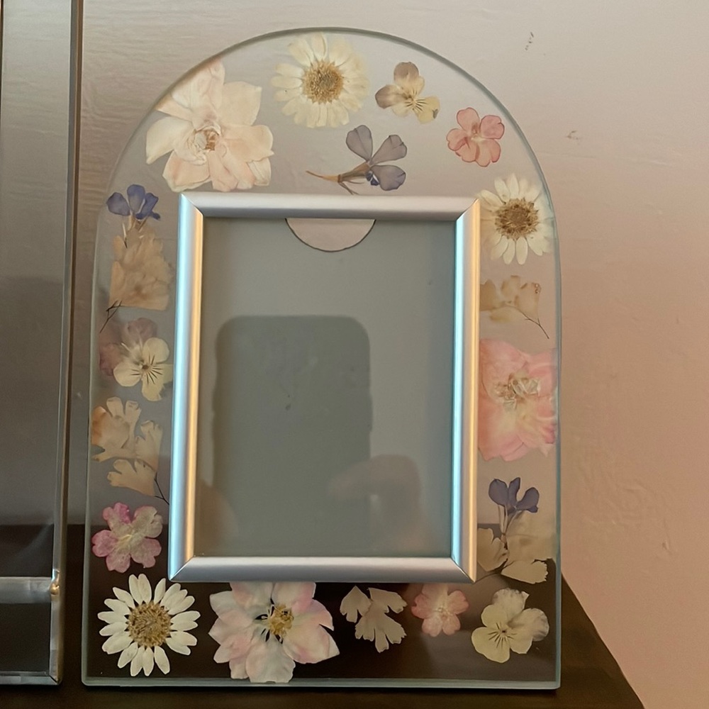 2.5 x 3.5 dried flower photo frame